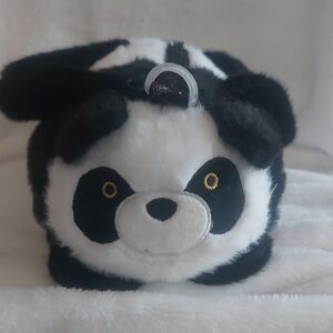 Precious Panda Fuzzy Plush Bag
